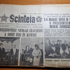 scanteia 30 martie 1976-ceausescu vizita in kuveit si grecia