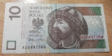 M1 - Bancnota foarte veche - Polonia - 10 zloti - 2012