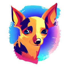 Sticker decorativ Caine, Multicolor, 70 cm, 7798ST foto