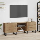 vidaXL Cabinet TV cu raft cu depozitare cu ușă 150 x 30 x 50 cm Lemn compozit