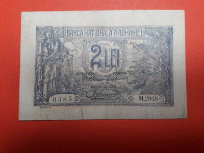 Bancnota 2 lei 17 iulie 1920 - VF foto