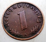 B.051 GERMANIA 1 REICHSPFENNIG 1938 A