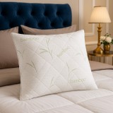 Perna Memory Bamboo 50x70 cm, Fibre Bambus, Microfibra, Antibacteriana, Somn Confortabil