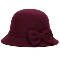 Palarie dama eleganta Bow visinie