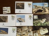 Noua zeelanda - serie 4 timbre MNH, 4 FDC, 4 maxime, fauna wwf