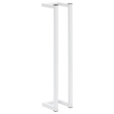 Cumpara ieftin Suport de prosoape, alb, 12,5x12,5x60 cm, otel