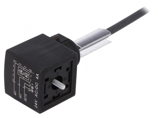 Cablu de Conectare 3 PIN 2m 24VAC 4A IP65/IP67