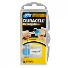 BATERIE AUDITIVA DURACELL 675 BLISTER 6 BUC