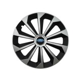 Set 4 Capace Roti 14 inchi (R14) Fame Gri-Negru, Compatibile Cu Ford, Autohelix MSA