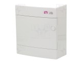 Carcasă Modulară Albă IP40 8 Module ABS ECT8PO
