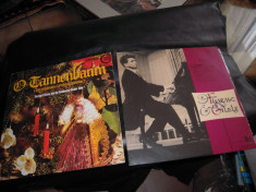 LOT de 2 discuri vinil: Muzica de Craciun si Emil Gilels (pian muzica clasica) foto