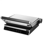 Gratar electric Amica GK 5011 ProfiGrill, 2000 W, 6 programe automate, program manual grill , Inox/Silver