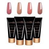 Set 4 Polygel REVOMAX LUXORISE, Brilliance Nails 06