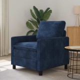 vidaXL Canapea Albastru marin 76 x 81 x 87,5 cm Poliester 42028786
