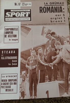 myh 110 - Revista SPORT - nr17/septembrie 1966 - Progresul foto