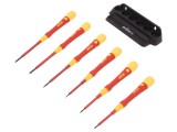 Kit Șurubelnițe Izolate de Precizie 1kVAC Phillips și Plată, WIHA