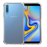 Husa silicon transparenta antisoc compatibila cu Samsung Galaxy A7 2018, ALC MOBILE