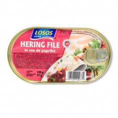 Hering File in Sos de Paprika Losos Ustka, 170 g