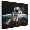 Tablou astronaut in spatiu, albastru 1975 Tablou canvas pe panza CU RAMA 60x90 cm