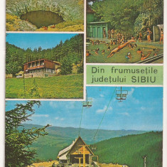 CA7 Carte Postala - Din frumusetile judetului Sibiu , circulata 1974