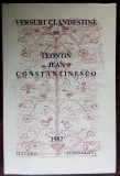 Cumpara ieftin VERSURI CLANDESTINE DE LEONTIN JEAN CONSTANTINESCO (1982 ED STINDARDUL/GERMANIA)