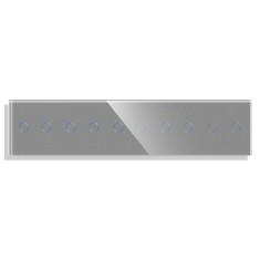 Panou 5 Intrerupatoare Duble cu Touch din Sticla LUXION SmartElectro IntelligentHouse foto