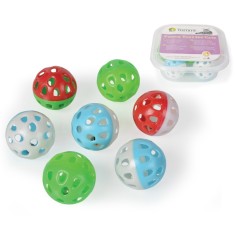 Jucarie minge cu clopotel 4 cm/7 buc