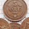 1386 Suedia 5 ore 1896 Oscar II (large letters) (tiraj 308.000) km 757