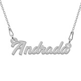 Lantisor cu nume din argint 925 - Andrada - 45 cm