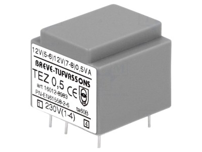Transformator PCB &amp;icirc;ncapsulat 0,5VA 230V AC foto