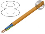 Cablu Electric Neecranat H05BQ-F 3G1mm2 300V/500V Portocaliu