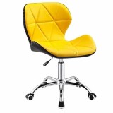 Scaun de Birou Mercaton Varese, din Piele Ecologica, Pivotant si Rotativ, cu 5 roti din Cauciuc, Maxim 110 Kg, Cadru Metalic, 49