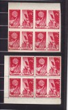 ROMANIA 1949 LP 257 LP 257 a PRIETENIA ROMANO-SOVIETICA BLOCURI DE 4 TIMBRE MNH, Nestampilat