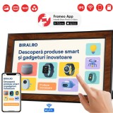 Rama Foto Digitala BIRAI&reg; Y101, WiFi, Touchscreen 10.1 Inch HD IPS 1280x800, Android 6.0, Procesor Quad Core, 1GB RAM, 64GB Memorie, Slot microSD &amp; US