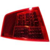 Stop spate lampa Audi A8 (D3), 01.03-01.10, omologare ECE, spate, cu suport bec, cu LED, exterior, 4E0945095C, Stanga