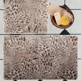 Set 2 Covorase de Baie Plush Leopard, Chilai Home