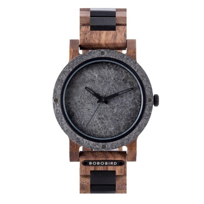 Ceas barbatesc de mana Bobo Bird Quartz Analog Lemn Casual foto