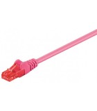 Cablu UTP CAT6 mufat 2m RJ45-RJ45 patch cord rosu Goobay