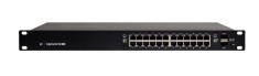 SWITCH PoE UBIQUITI, &quot;EdgeSwitch 24&quot;port Gigabit x 24, SFP SFP x 2, managed, rackabil, carcasa metalica, &quot;ES-24-250W&quot; (timbru verde 2 lei)