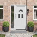 vidaXL Jardinieră 2 pcs Negru 40 x 40 x 40 cm Oțel 883823