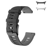 Curea din silicon compatibila cu Samsung Galaxy Watch Ultra2, Telescoape QR, 22mm, Sable Black