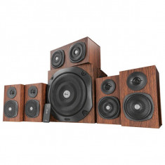 Boxe Trust Vigor 5.1 Surround 75W RMS Brown foto