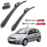 Cumpara ieftin Stergatoare parbriz Teamcar Flat pentru Ford Fiesta V (2002-2005) - Set 2 lamele fata 550mm/400mm, prindere Hook