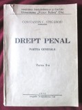 DREPT PENAL Partea Generala Vol. II, Const. C. Stegaroiu, 1957. Curs litografiat