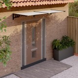 Gossi copertina de usa, negru si transparent, 239x90 cm, policarbonat