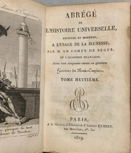 Abrege de l histoire universelle - M. Le Comte de Segur