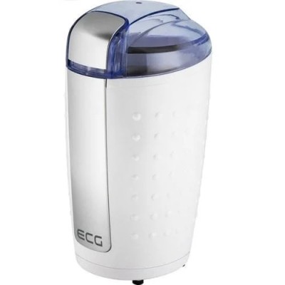 RESIGILAT - Rasnita de cafea ECG KM 110, 200 W, 80 g, culoare alb cu argintiu foto