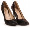 PDS117-9911 Pantofi stiletto cu imprimeu animal print si aspect lacuit