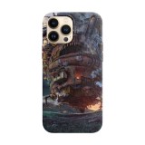 Husa compatibila cu Apple iPhone 14 model Howl&amp;#039;s Moving Castle Anime, Silicon, TPU, Viceversa, Transparent, Carcasa