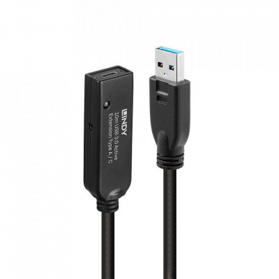 Cablu Lindy 10m USB 3.0 Act. Ext. A to C foto